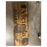 Metal Victrola sign