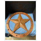 Hanging Texas star decor 18"