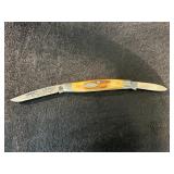 Case XX 3Dot 1977 Blue Scroll 5233 SSP Stag handle