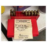 InterArms cal. 6.5 mm Italian soft point 15 rds