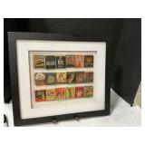 Framed match books