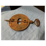 Griswold cast-iron stove pipe damper 5"
