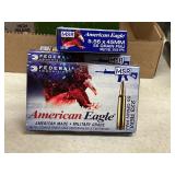 Federal American Eagle 223 REM 5 boxes 100 ca