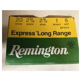 Remington 20 Ga Shotgun Shells 21 Shells