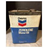 Chevron oil can 2 gallon