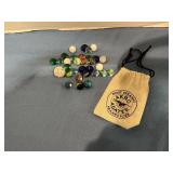 Akro Agates Marbles in bag