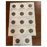 Jefferson Nickels assorted Dates