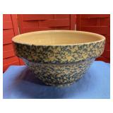 Blue Sponge stoneware mixing bow. 12' around