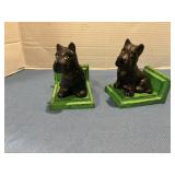 Cast Iron Dog Bookends