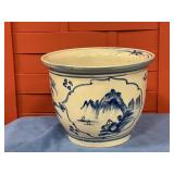 Stoneware 8' flower pot