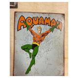 Aquaman Metal Sign 12' x 16'