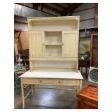 Thomasville Bamboo look desk with hutch