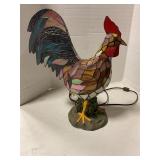 Stain Glass Rooster Night Light 17' tall