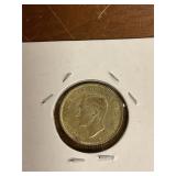 1944 Australian sixpence coin 92.5% silver