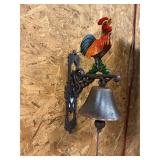 Cast Iron Rooster Bell