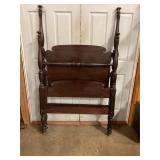 Antique Twin Mahogany Bed
