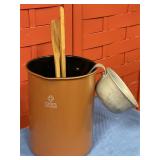 Cooks Companion pitcher, wooden spoons & Cup