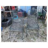 Wrought Iron Spring Chair