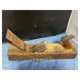 Antique wooden hand plane