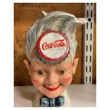 Vintage Coca-Cola boy head Bank