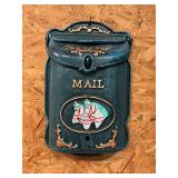 Vintage cast-iron mailbox