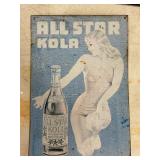 All Star Kola Metal Sign 11' x 16'