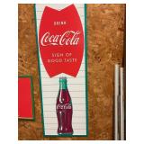 Coca Cola metal Sign 28'x10'