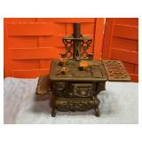 Miniature cast iron stove
