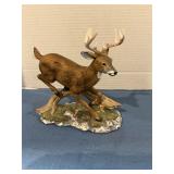 Homco porcelain deer statue