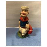 Cast Iron Popeye bank