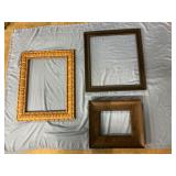3 Assorted Size wall  frames
