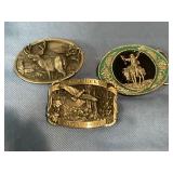 3 Belt buckles