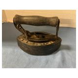 Antique cast iron flat iron