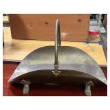 Brass Paw footed fireplace Log holder