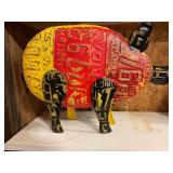 Pig made of License plates