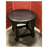 Black Wooden Side table 27' x 22' top