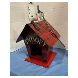 Bird House metal hanging Snoopy