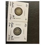 Barber dimes 1911/1912