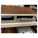 Master work radio with a track tape player