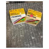 20 ga . 2 boxes of mixed shells possible reloads