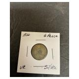 6 pence silver
