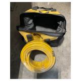 DeWalt tool bag and air hose