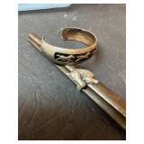 Silver ring with bracelet