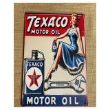 Texaco motor oil metal shine