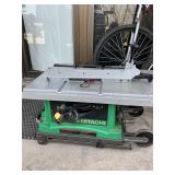 Hitachi adjustable table saw