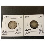 Barber dime 1914/1898