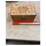 Wooden  cigar box empty