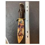 John Wayne collectors knife wall hanger