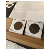 1905 & 1906 British pennies