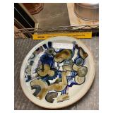 1973 abstract plate- bowl